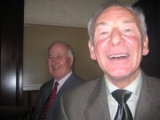 Chiem Kamp (*) en op de achtergrond Walther Loonen